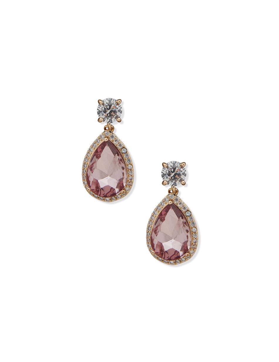 Earring Anne Klein Round With Halo Pear Drop Stud   | UDO-4431283